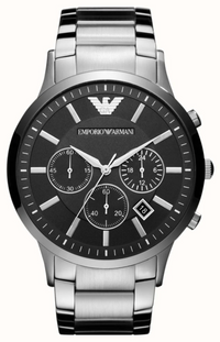 Thumbnail for Emporio Armani Men's Renato Chronograph Watch Black AR2460