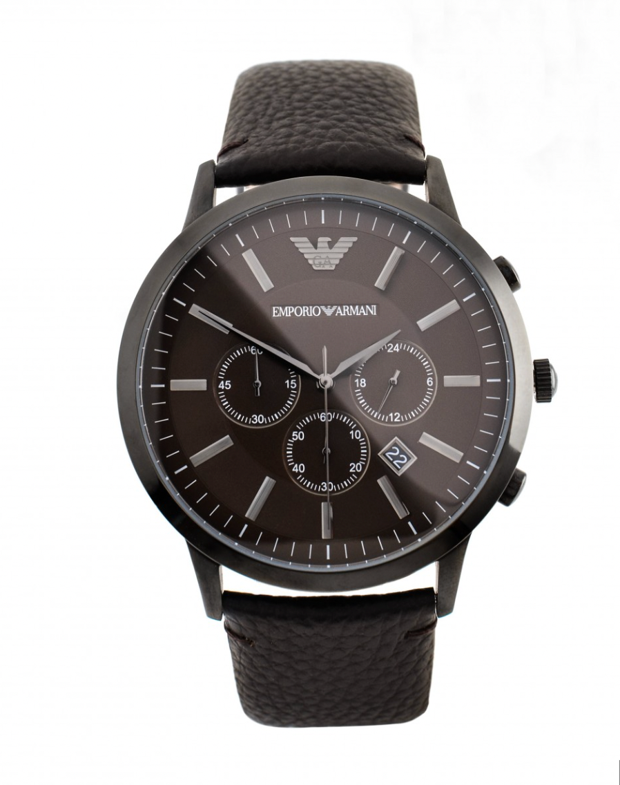 Emporio Armani Men s Chronograph Watch Sportivo Brown AR2462 Watches Crystals