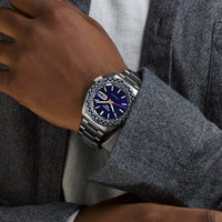 Thumbnail for Seiko Men's Watch 5 Sports Petrol Blue Checker Flag Special Edition