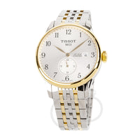 Thumbnail for Tissot Le Locle Small Seconds Men's Silver Gold Watch T0064282203200