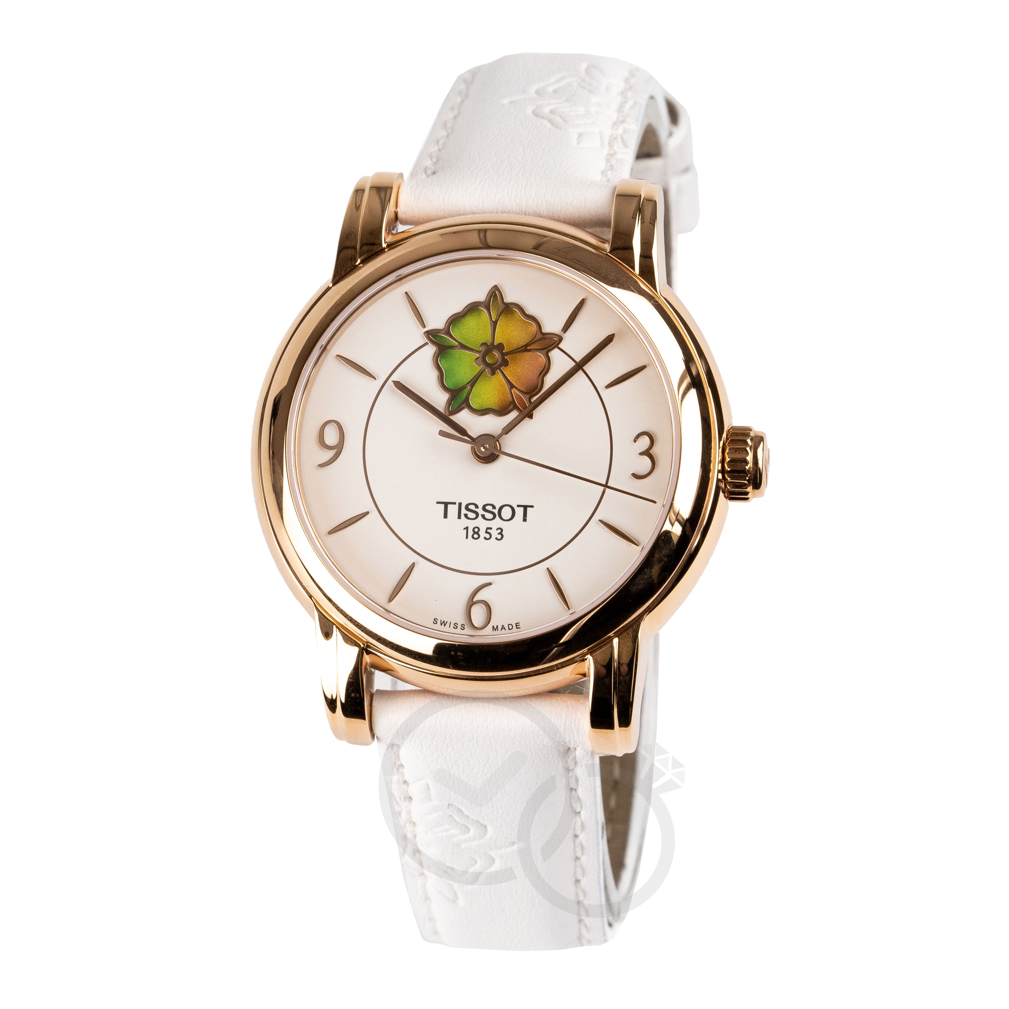 Tissot Ladies Automatic Watch Heart Flower 35mm Powermatic 80 T0502073701705