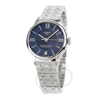 Thumbnail for Tissot Chemin Des Tourelles Powermatic 80 Ladies Blue Grey Watch T0992071104800