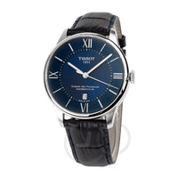 Thumbnail for Tissot Chemin Des Tourelles Powermatic 80 Men's Blue Watch T0994071604800