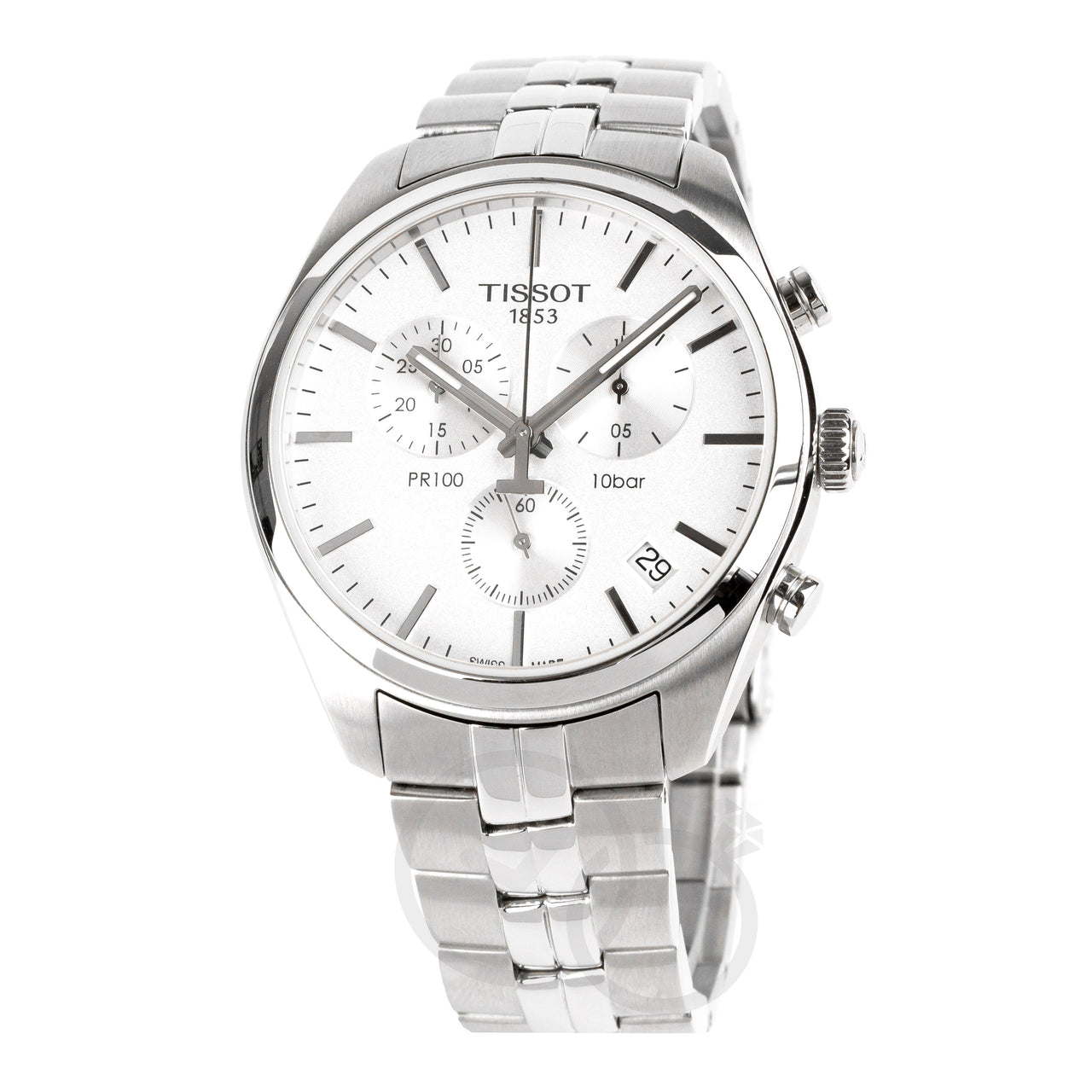 Tissot Pr 100 Chronograph Men s Silver Watch T1014171103100 from Watches and Crystals Watches Crystals