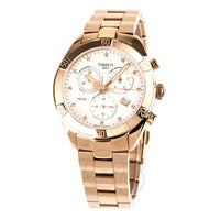 Thumbnail for Tissot Ladies Watch PR 100 Sport Chronograph 38mm  White Rose Gold T1019173311600