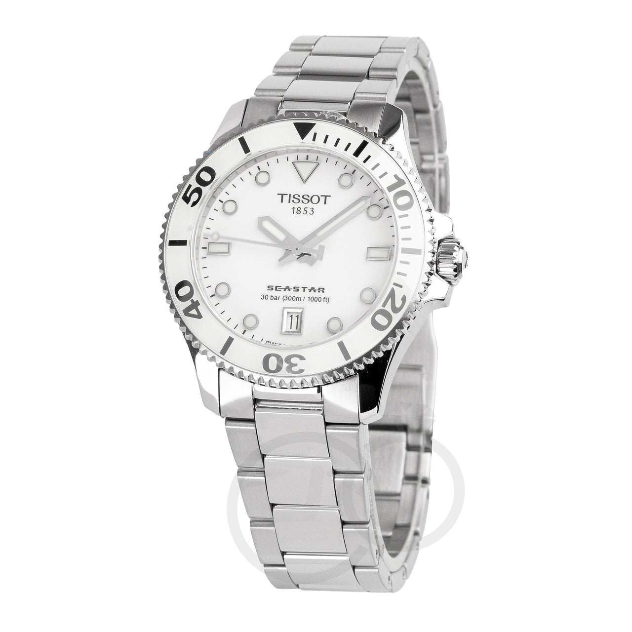 Tissot Seastar 1000 36Mm Men's Silver Watch