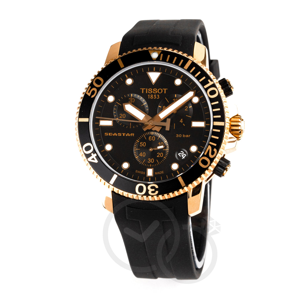 Tissot seastar rose gold sale