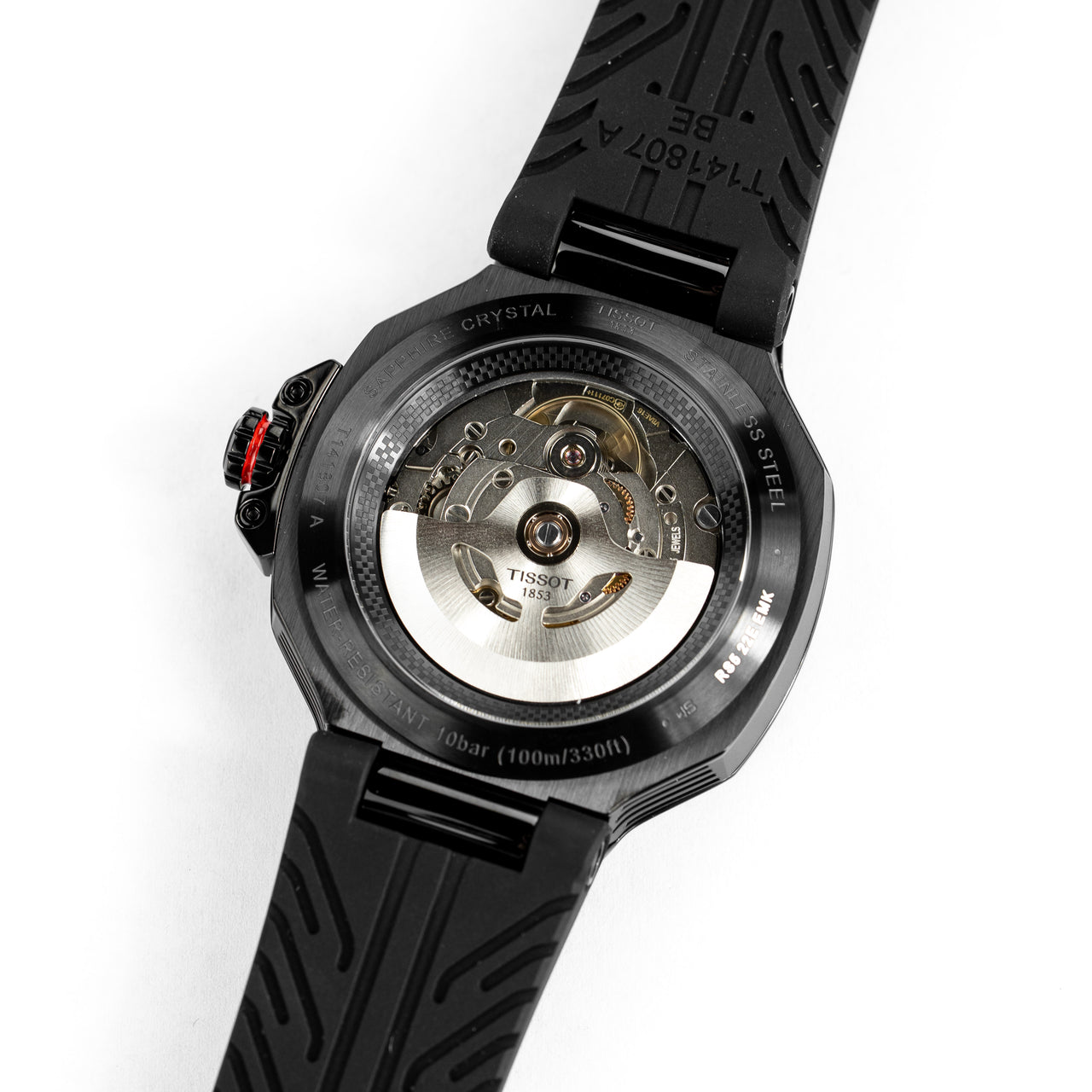 Tissot Men's Automatic Powermatic 80 Watch 41mm T-Race Black