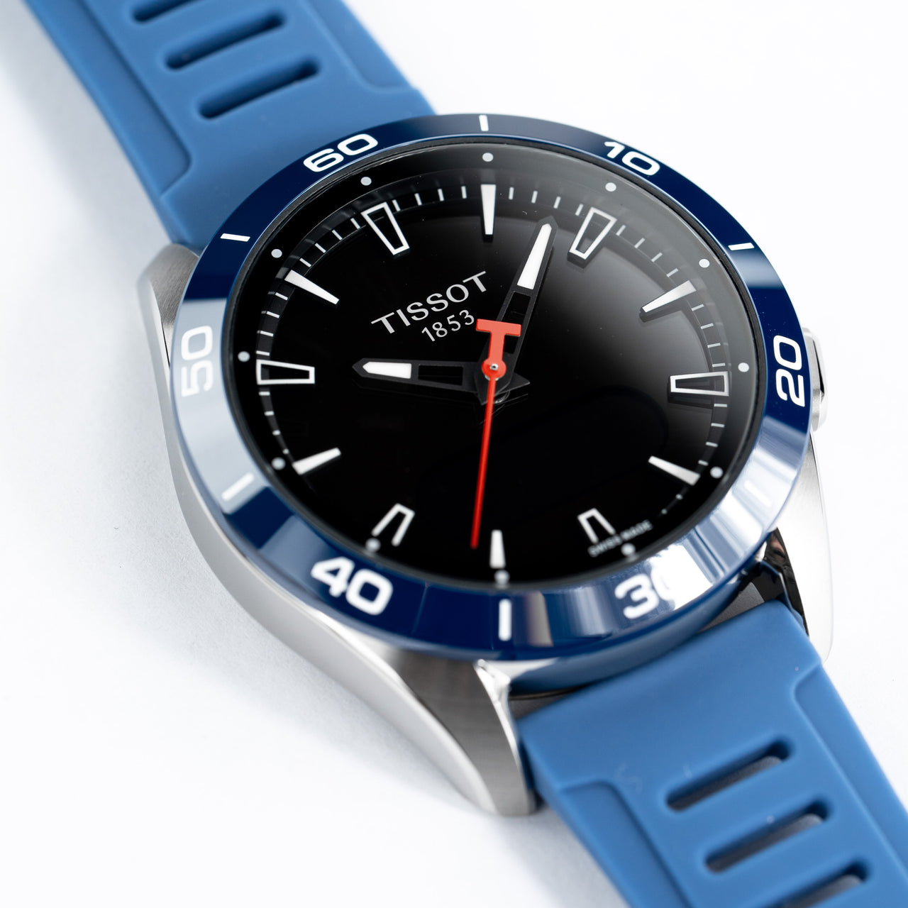 Tissot Men's Solar Smartwatch 44mm T-Touch Connect Sport Blue
