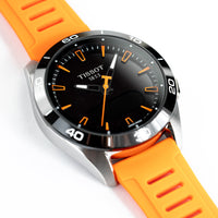 Thumbnail for Tissot Men's Solar Smartwatch 44mm T-Touch Connect Sport Orange