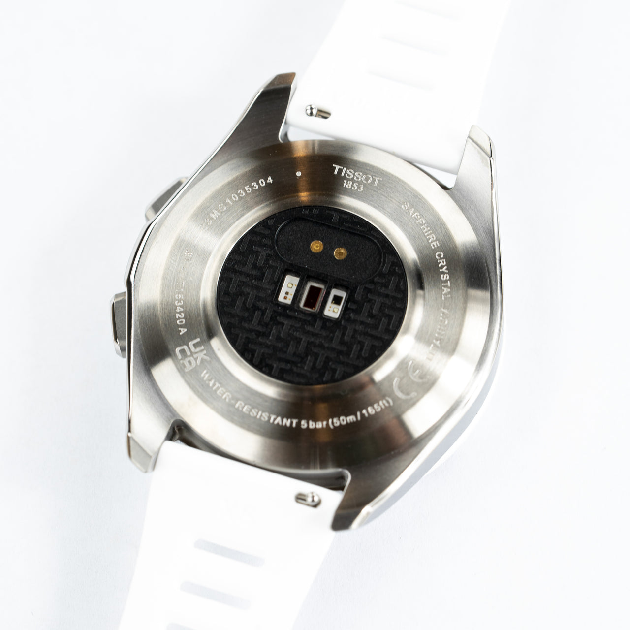 Tissot Unisex Solar Smartwatch 44mm T-Touch Connect Sport White