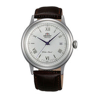 Thumbnail for Orient 2nd Generation Bambino Men's Silver Brown Watch TAC00009W0