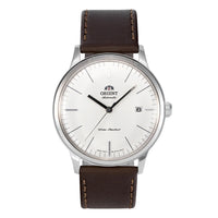 Thumbnail for Orient Bambino Version 3 Men's White Brown Watch TAC0000EW0