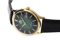 Thumbnail for Orient 2nd Generation Bambino Men's Green Gold Watch TAC08002F0