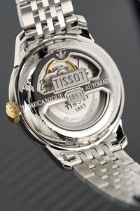 Thumbnail for Tissot Le Locle Small Seconds Men's Silver Gold Watch T0064282203200