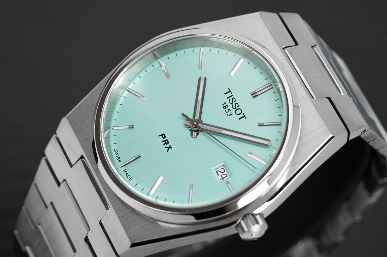 Tissot Men's Watch PRX Mint Green T1374101109101 – Watches & Crystals