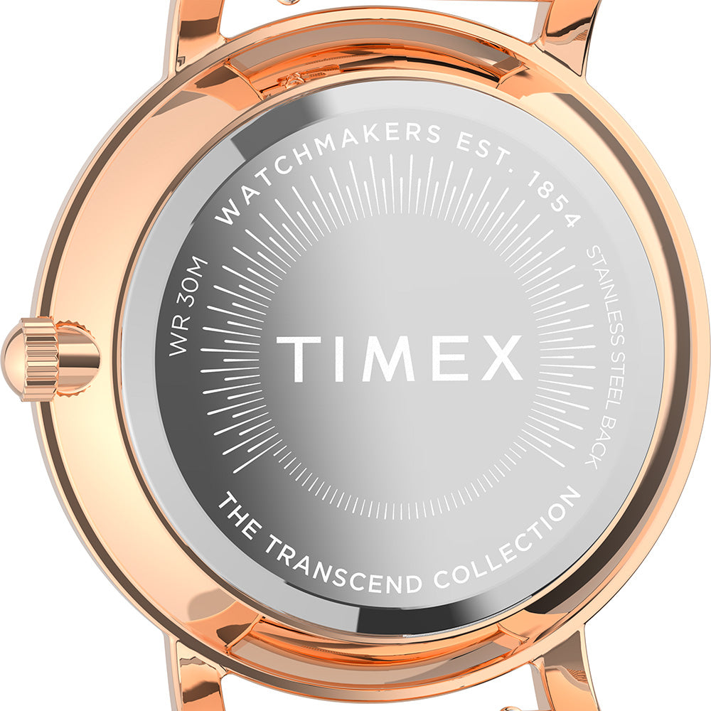 Timex Transcend Ladies Rose Gold Watch TW2V52500