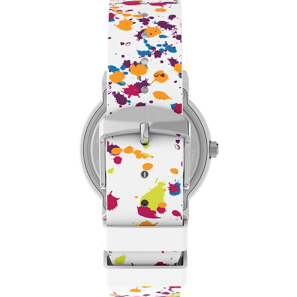 Timex Peanuts Weekender Color Rush Unisex White Watch TW2V77600