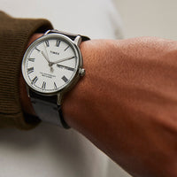 Thumbnail for Timex Waterbury Traditional Men's White Watch TW2W15000