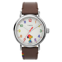 Thumbnail for Timex Peanuts Waterbury Standard Men's White Watch TW2W53900