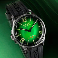 Thumbnail for U-Boat Men's Watch Darkmoon 40 Green Soleil Steel 9502