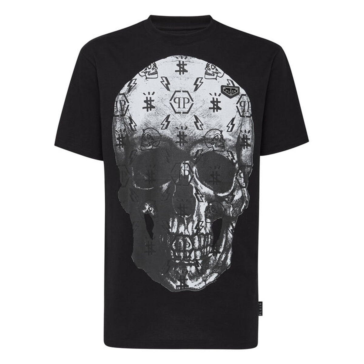 Philipp Plein LS Round Neck Print Skull T-Shirt Size XXL