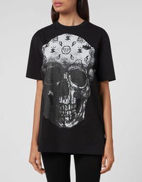 Thumbnail for Philipp Plein LS Round Neck Print Skull T-Shirt Size XXL