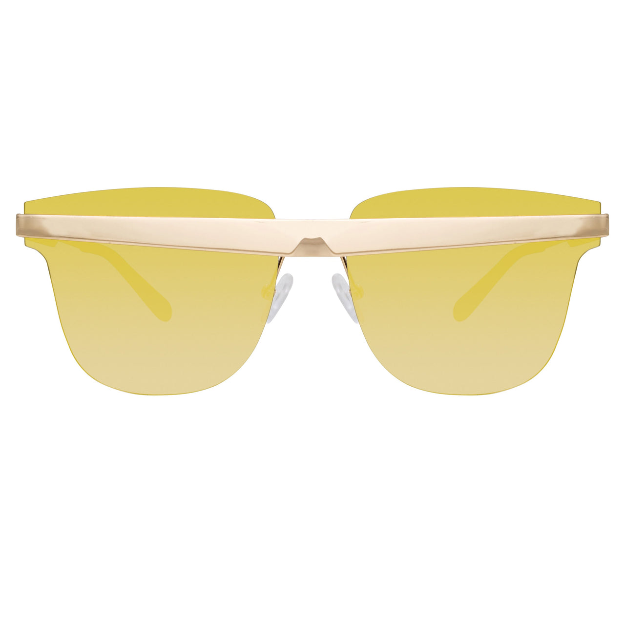 United Nude x Linda Farrow Gold Mirrored Sunglasses