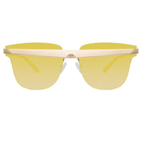 Thumbnail for United Nude x Linda Farrow Gold Mirrored Sunglasses