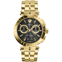 Thumbnail for Versace Aion Men's Chronograph Black Gold Watch VE1D02823