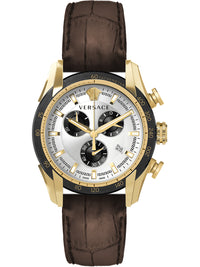 Thumbnail for Versace Men's Watch V-Ray 44mm Brown VE2I00221