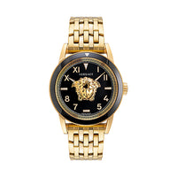 Thumbnail for Versace V-Palazzo Men's Gold Watch VE2V00322