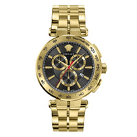 Thumbnail for Versace Aion Chronograph Men's Black Gold Watch VE6CA0623