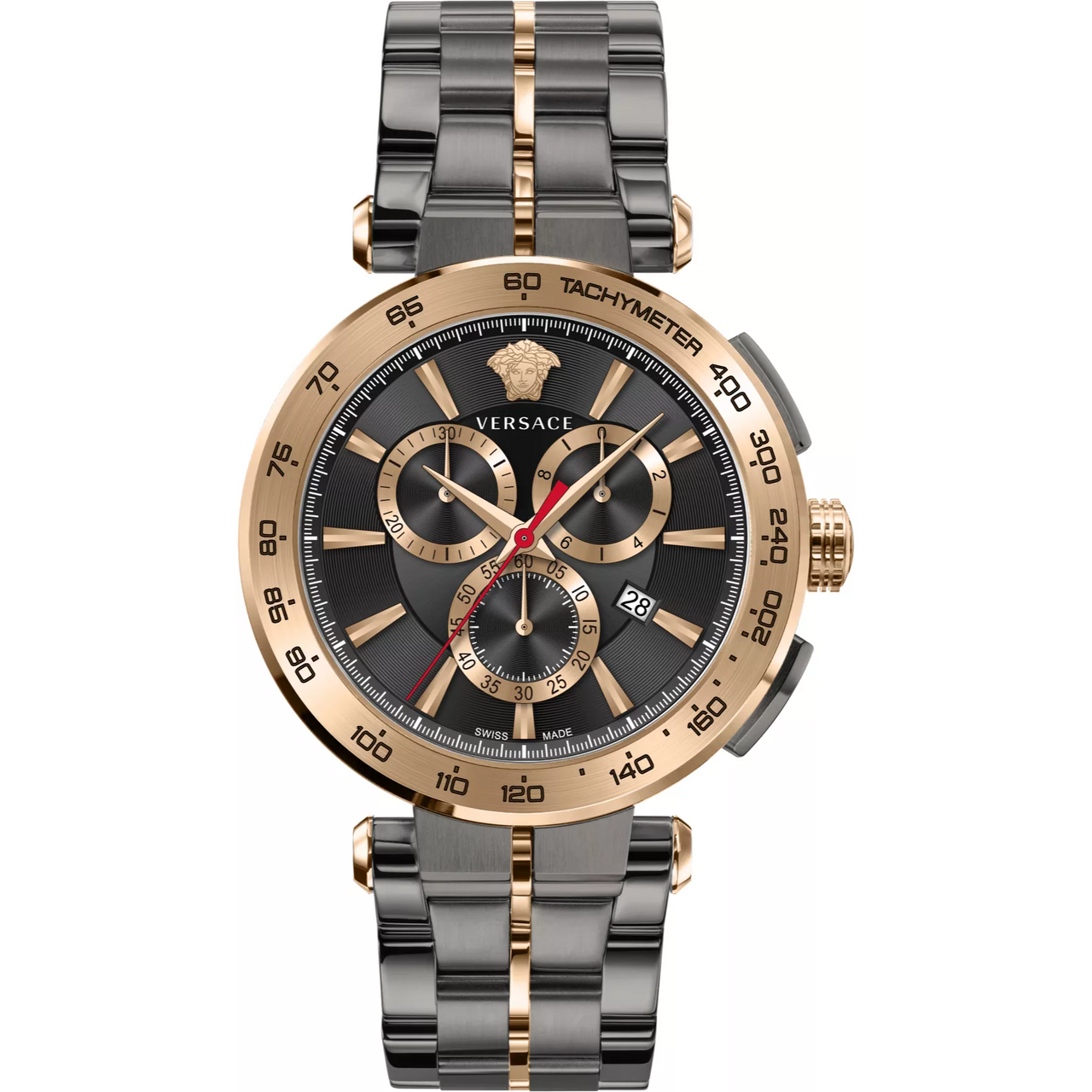 Versace Aion Chronograph Men's Grey Watch VE6CA0723