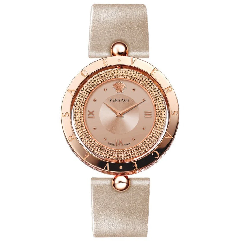Versace Eon 33.5mm Ladies Rose Gold Watch