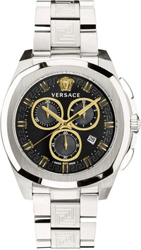 Thumbnail for Versace Men's Watch Chrono Geo 43mm Black Bracelet VE7CA0723