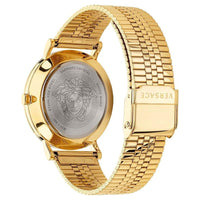 Thumbnail for Versace Essential Ladies' Black Gold Watch VEK400621