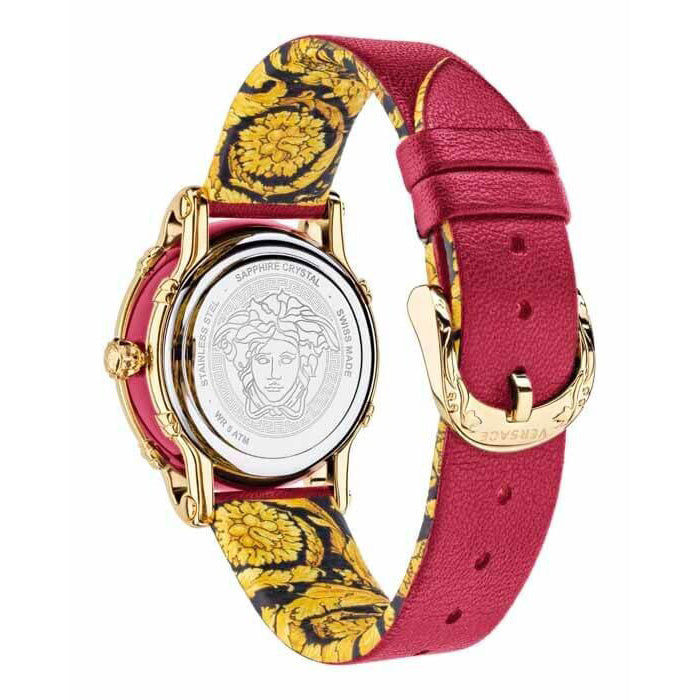 Versace Safety Pin Ladies' Red Watch VEPN00220