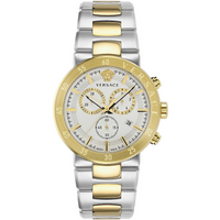 Thumbnail for Versace Urban Mystique Men's Chronograph Silver Gold Watch VEPY00620