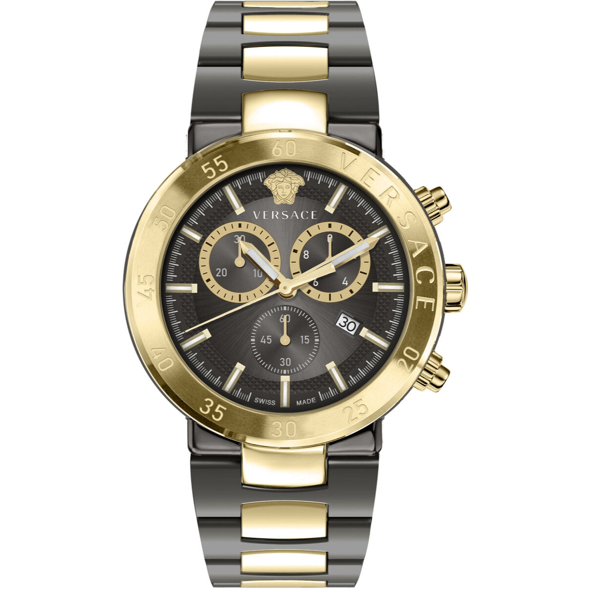 Versace Urban Mystique Men's Chronograph Grey Gold Watch VEPY01121