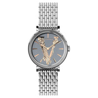 Thumbnail for Versace Virtus 36mm Ladies' Grey Silver Watch VERI00620