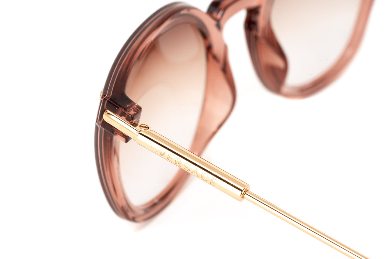 Versace Women's Sunglasses Square Pink/Gold VE4410 53220P