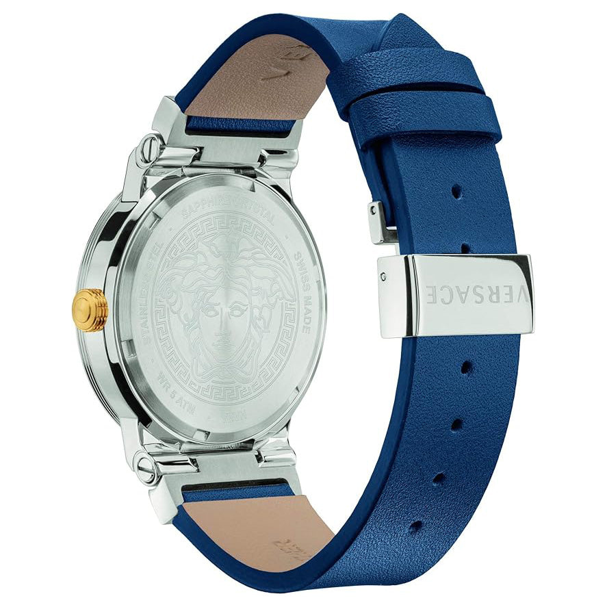 Versace Greca Logo Ladies' Blue Watch VEVH00120