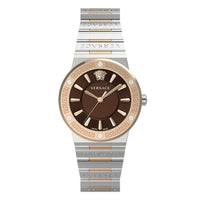 Thumbnail for Versace Greca Logo Ladies' Brown Watch VEVH01220