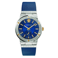 Thumbnail for Versace Greca Logo Men's Blue Watch VEVI00120