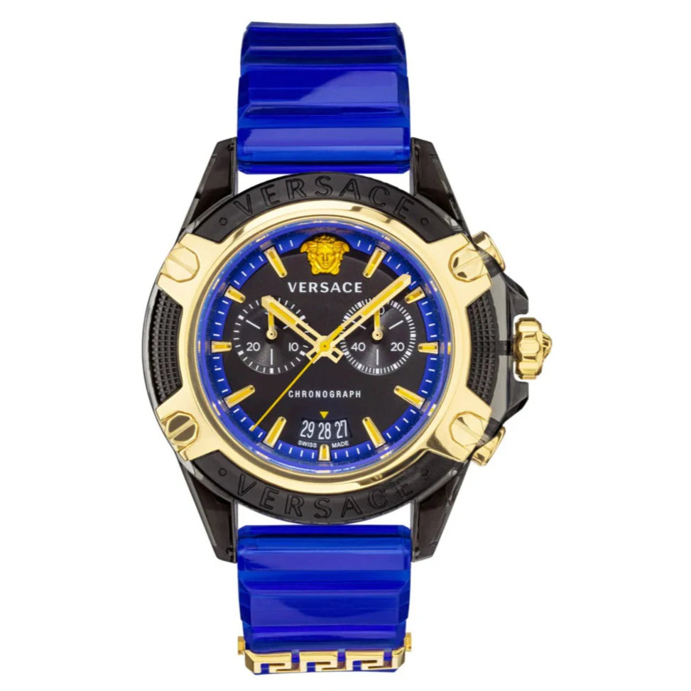 Versace Icon Active Blue Men's Chronograph Watch
