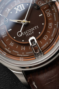 Thumbnail for Visconti Watch Opera GMT Automatic 43.5mm Brown KW23-12