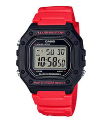 Thumbnail for Casio Watch Chronograph Digital Red