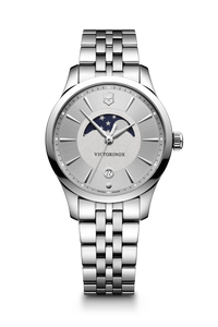 Thumbnail for Victorinox Alliance Small Moon Phase Ladies' Silver Watch 241833