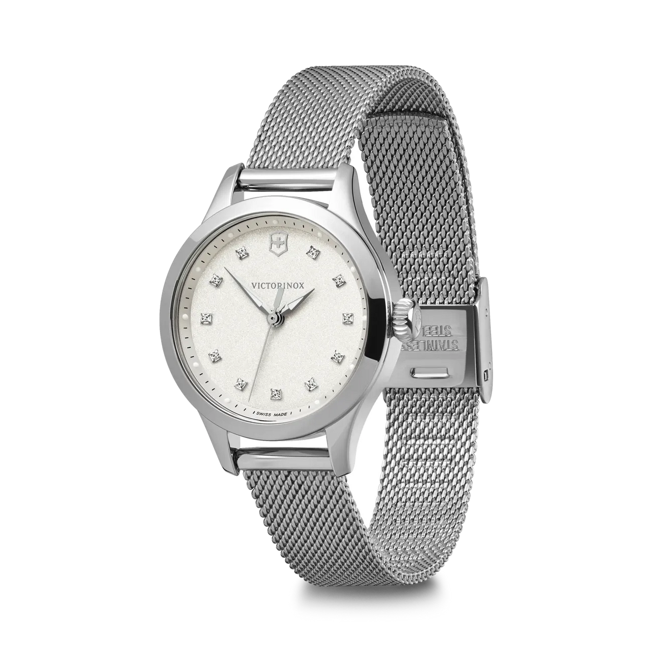 Victorinox Alliance XS Ladies' White Silver Watch 241878